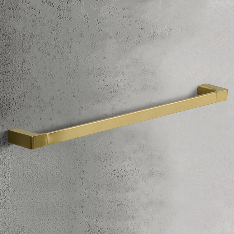 Gedy PI21-60-88 Towel Bar, 24 Inch, Matte Gold